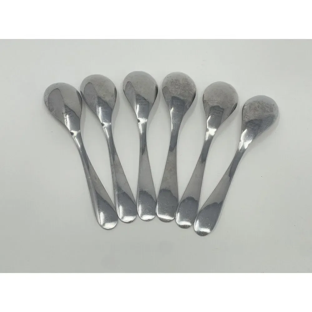Cuisinart Elite Maree Stainless Glossy Teaspoons 6.5” Set Of 6